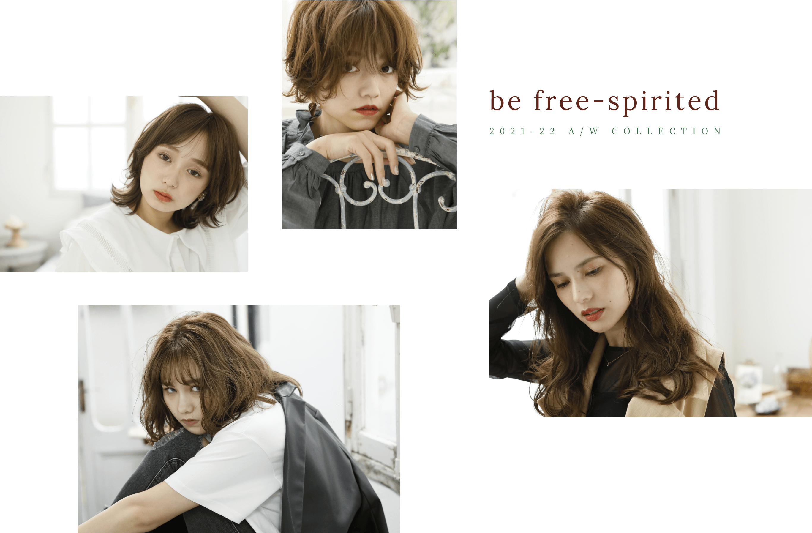 be free-spirited 2021-22 AUTUMN/WINTER COLLECTION